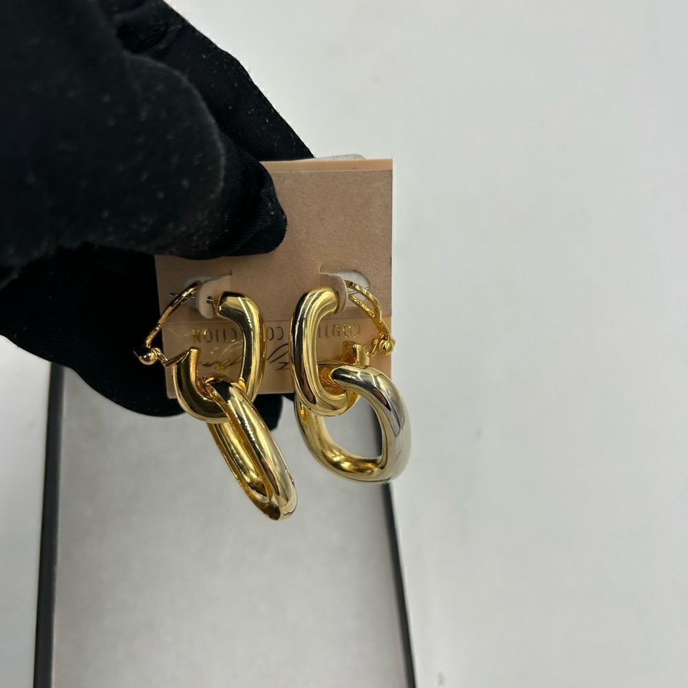 Women’s Kenneth J Ln. couture collection link earrings - Picture 3 of 5